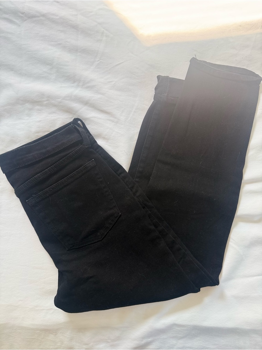 Classic Black Women's Mid-Rise 80’s Slim Skinny Jeans